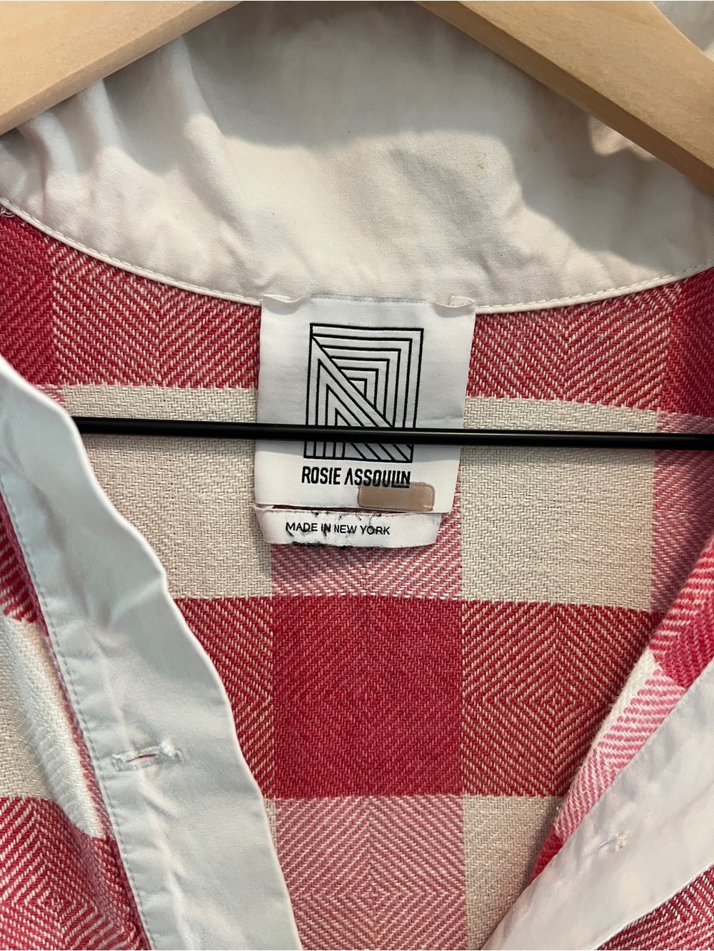 Rosie Assoulin Pink & Green Check Kids Polo Nightgown - Picture 4 of 13